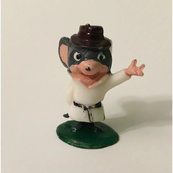 Vintage Marx Tinykins Hanna Barbera  Blabber Mouse Miniature Figure Hand Painted - Picture 1 of 11